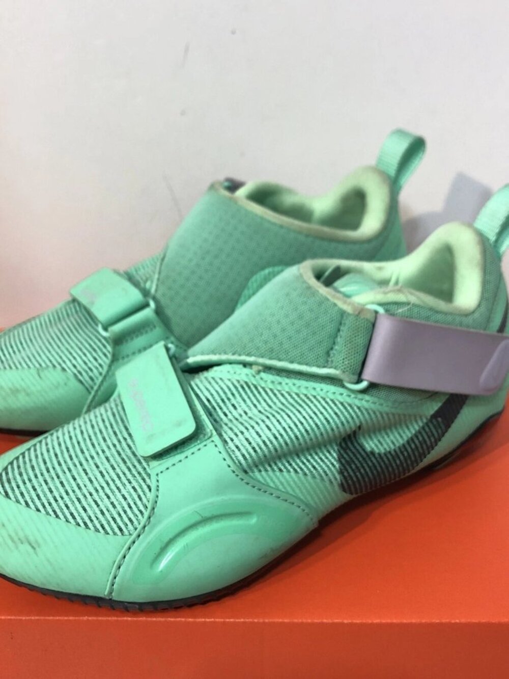 Nike SuperRep Indoor Cycle Shoes Mint Green Glow CJ0775 305 Women's Size 7